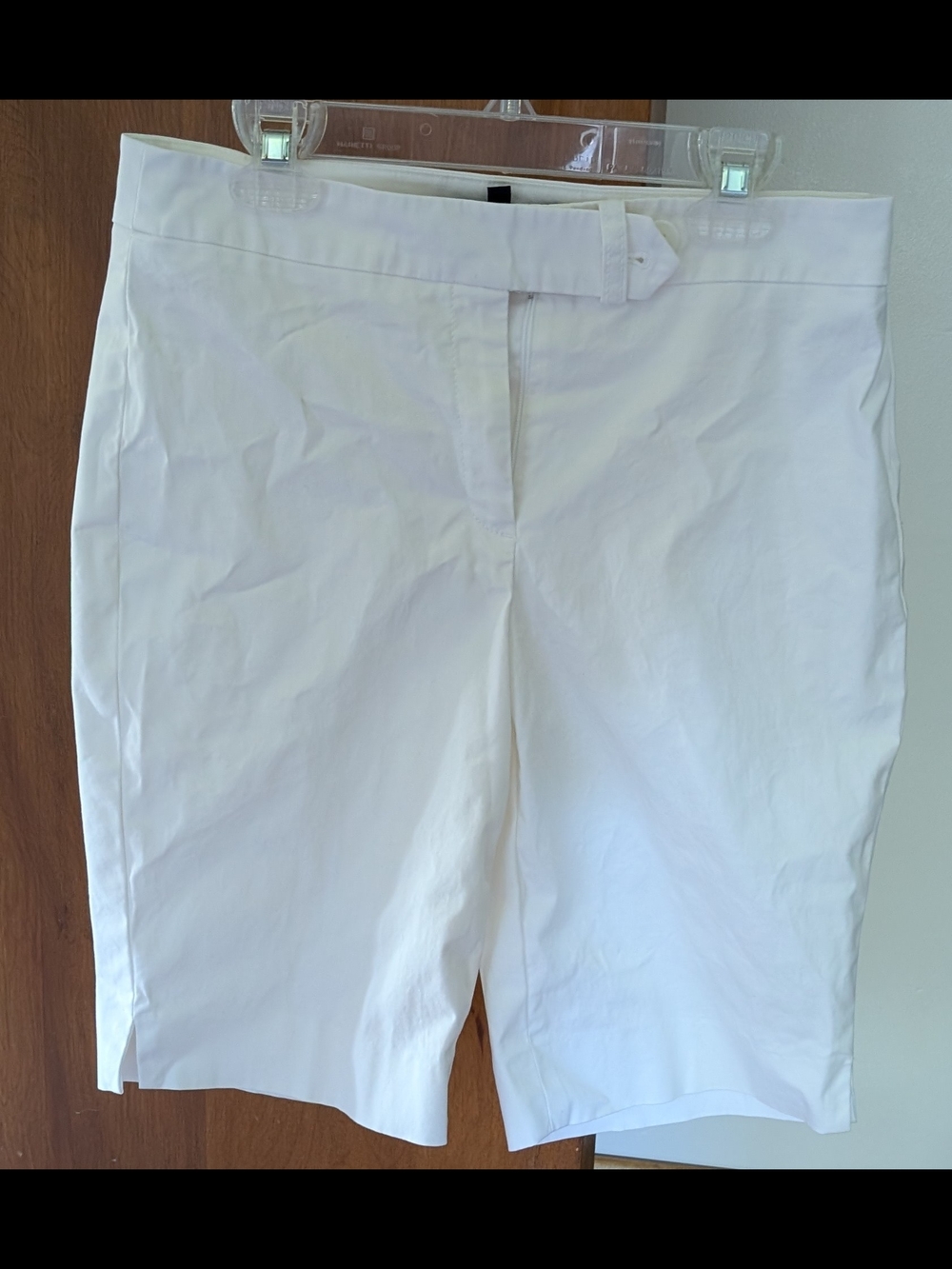Jones New York White Stretch Signature Petite Shorts Ladies 4P